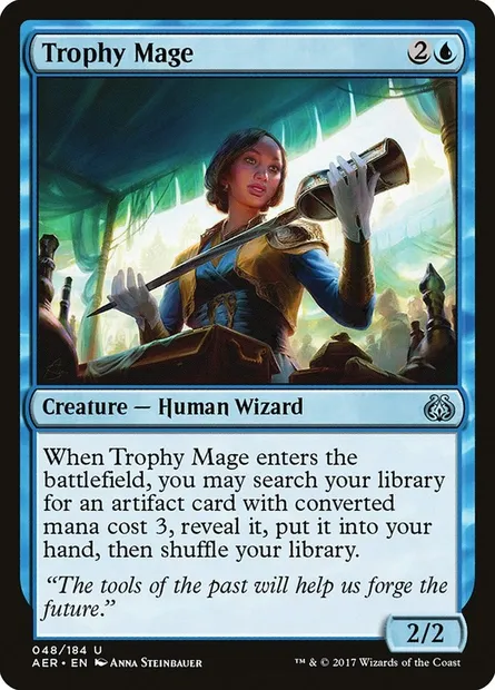 Trophy Mage, Magic card AER 48 — Aether Revolt set