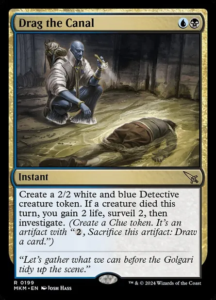 Drag the Canal, Magic card MKM 199 — Murders at Karlov Manor set