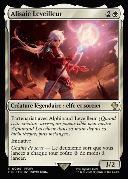 Alisaie Leveilleur, carte Magic FIC 9 — extension Final Fantasy Commander