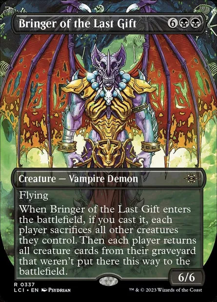 Bringer of the Last Gift, Magic card LCI 337 — The Lost Caverns of Ixalan set