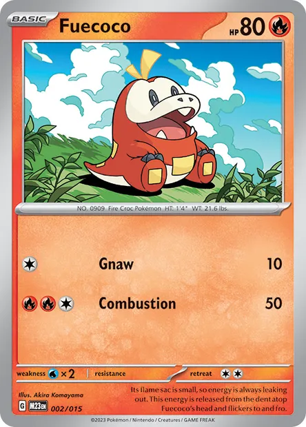 Chochodile, carte Pokémon MCD23 2 — extension Collection McDonald's 2023