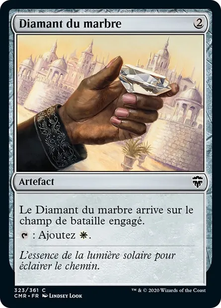 Diamant du marbre, carte Magic CMR 323 — extension Commander Legends
