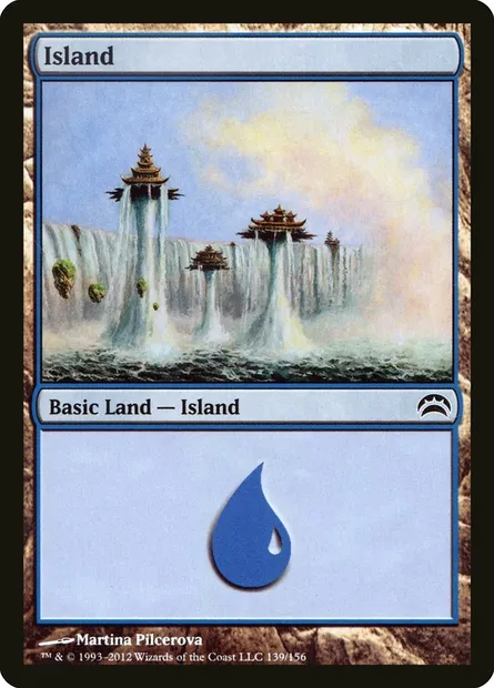 Island, Magic card PC2 139 — Planechase 2012 set