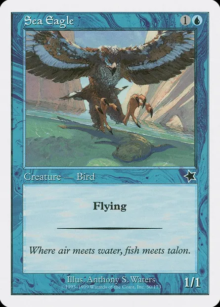 Sea Eagle, carte Magic S99 50 — extension Starter 1999