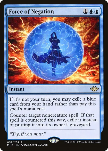 Force of Negation, Magic card MH1 52 — Modern Horizons set