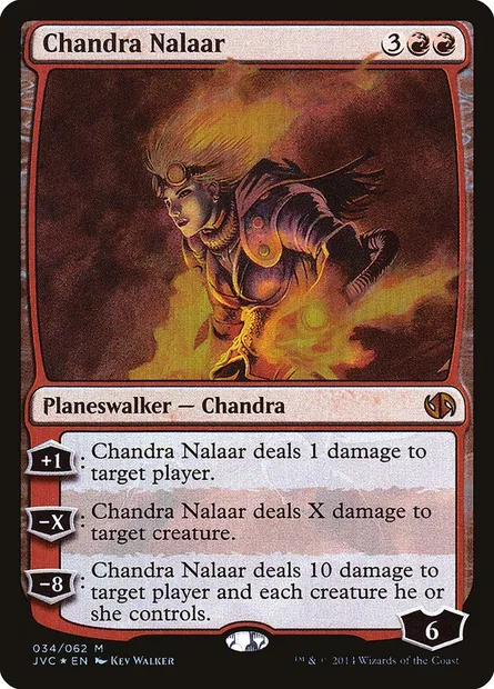 Chandra Nalaar, Magic card JVC 34 — Duel Decks Anthology: Jace vs. Chandra set