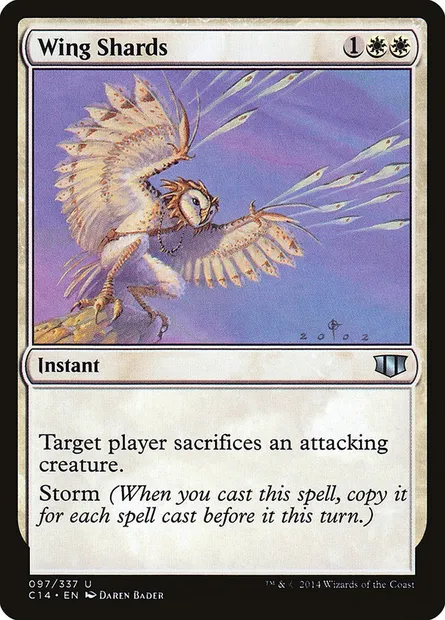 Wing Shards, Magic card C14 97 — Commander 2014 set