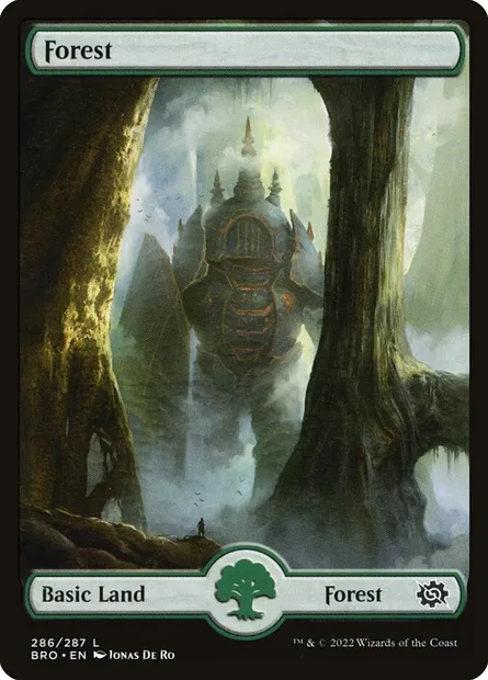 Forest, Magic card BRO 286 — The Brothers' War set