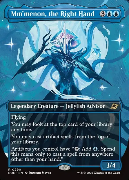 Mm'menon, the Right Hand, Magic card EOE 290 — Edge of Eternities set