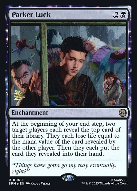 Parker Luck, Magic card PSPM 60s — Marvel's Spider-Man Promos set