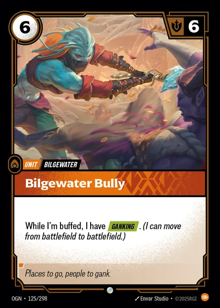 Bilgewater Bully, carte Riftbound OGN 125 — extension Origins