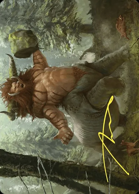 Stonehoof Chieftain // Stonehoof Chieftain, Magic card ACMM 26 — Commander Masters Art Series set