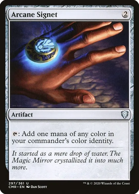 Arcane Signet, Magic card CMR 297 — Commander Legends set