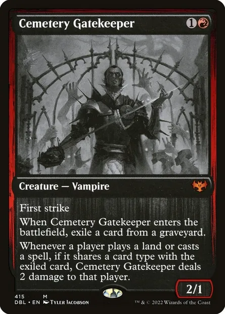Cemetery Gatekeeper, Magic card DBL 415 — Innistrad: Double Feature set