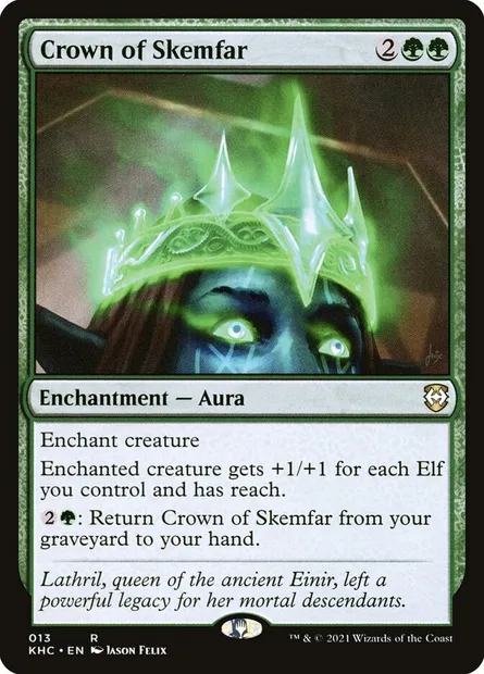 Crown of Skemfar, Magic card KHC 13 — Kaldheim Commander set