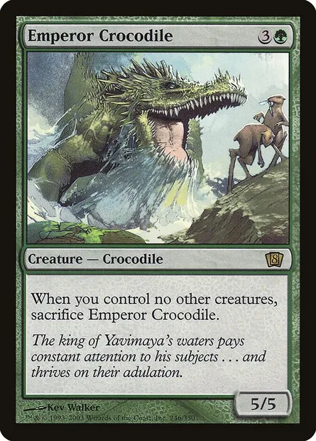 Emperor Crocodile, Magic card 8ED 246★ — Eighth Edition set