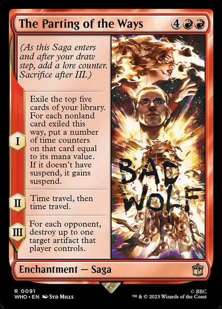 The Parting of the Ways, Magic card WHO 91 — Doctor Who set