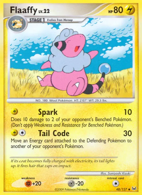 Flaaffy, Pokémon card PL 48 — Platinum set