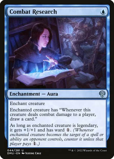 Combat Research, Magic card DMU 44 — Dominaria United set
