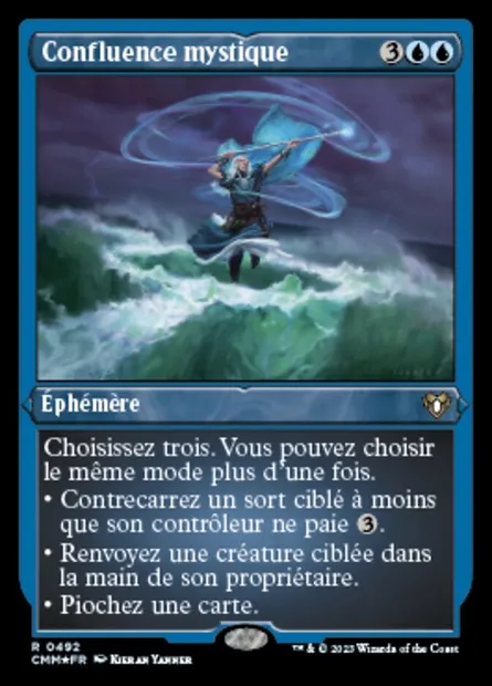 Confluence mystique, carte Magic CMM 492 — extension Commander Masters