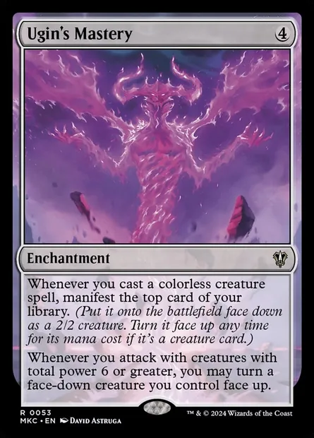 Ugin's Mastery, Magic card MKC 53 — Murders at Karlov Manor Commander set