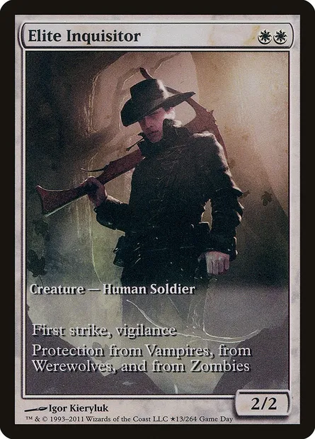 Elite Inquisitor, Magic card PISD 13 — Innistrad Promos set