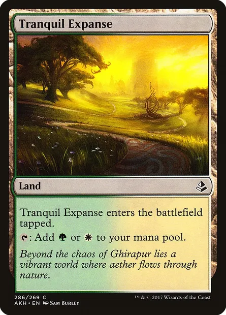Tranquil Expanse, Magic card AKH 286 — Amonkhet set
