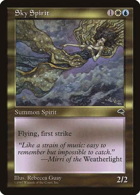 Esprit du ciel, carte Magic TMP 271 — extension Tempête