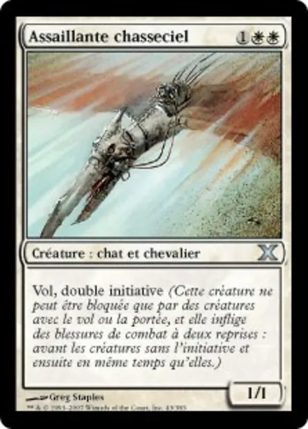 Assaillante chasseciel, carte Magic 10E 43 — extension Dixième édition