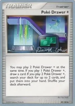 Poke Drawer +, Pokémon card WCD09 089-2 — World Championship Decks 2009 set