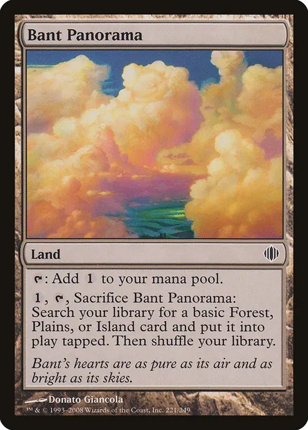 Bant Panorama, Magic card ALA 221 — Shards of Alara set