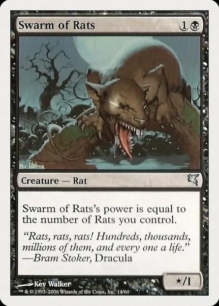 Colonie de rats, carte Magic PHUK 14 — extension Hachette UK