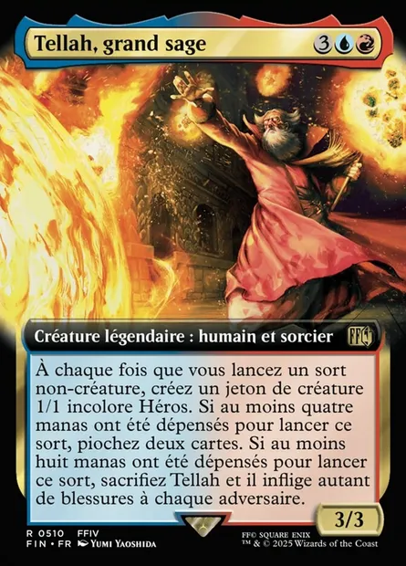Tellah, grand sage, carte Magic FIN 510 — extension Final Fantasy
