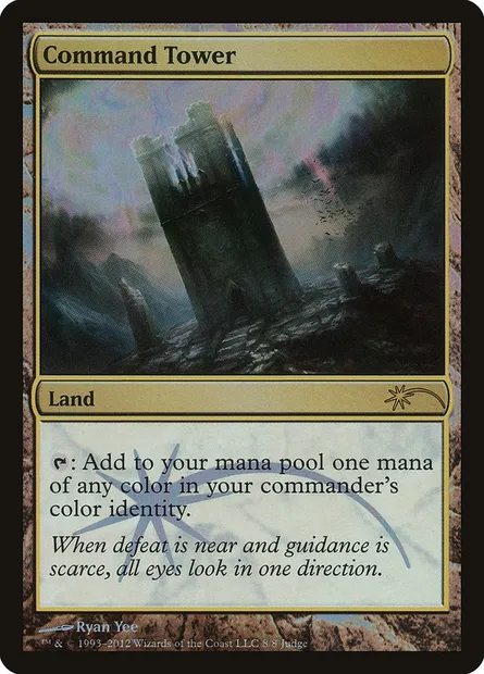 Command Tower, Magic card J12 8 — Judge Gift Cards 2012 set