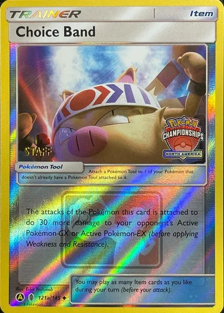 Choice Band, Pokémon card LGP 121a-7 — League Promos set