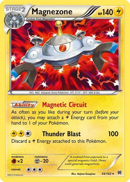 Magnezone, Pokémon card BKT 54 — BREAKthrough set