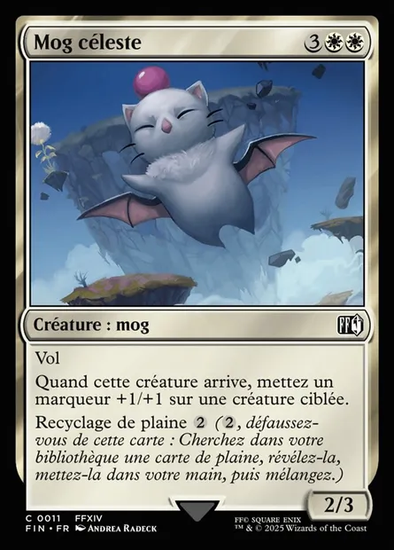 Mog céleste, carte Magic FIN 11 — extension Final Fantasy