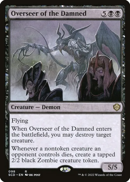 Overseer of the Damned, Magic card SCD 98 — Starter Commander Decks set