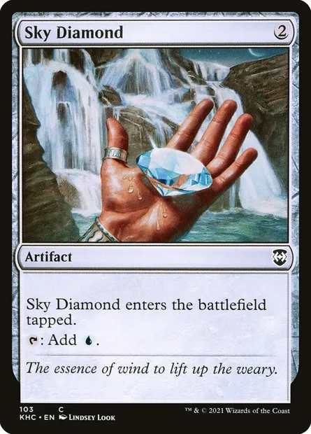 Sky Diamond, Magic card KHC 103 — Kaldheim Commander set