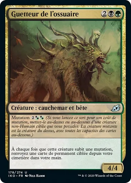 Guetteur de l'ossuaire, carte Magic IKO 178 — extension Ikoria: Lair of Behemoths