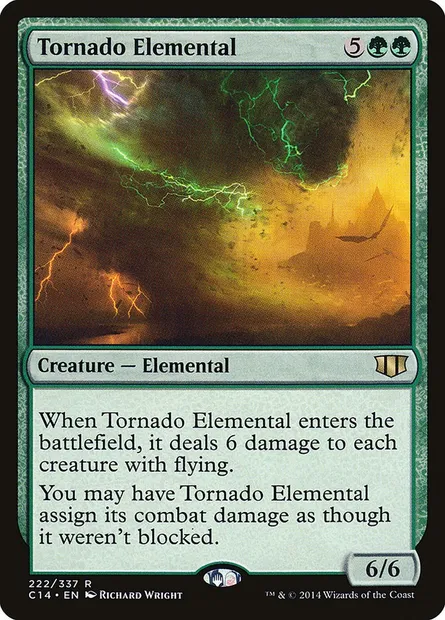 Tornado Elemental, Magic card C14 222 — Commander 2014 set
