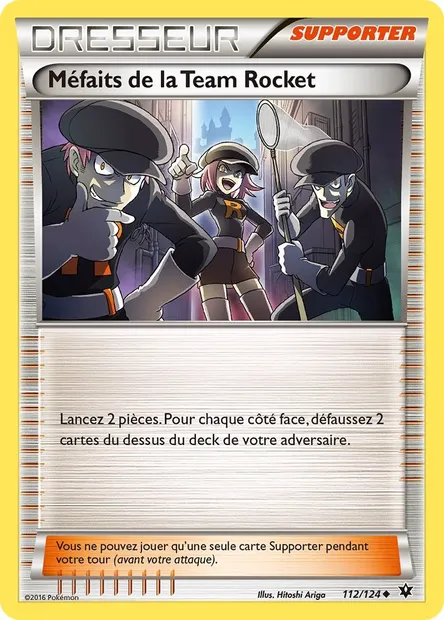 Méfaits de la Team Rocket, carte Pokémon FCO 112 — extension Impact des Destins