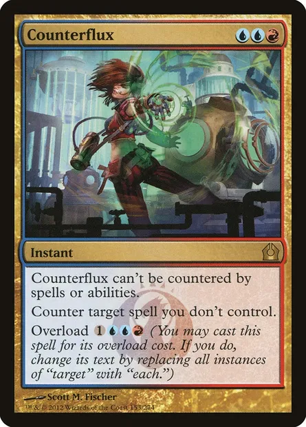 Counterflux, Magic card RTR 153 — Return to Ravnica set