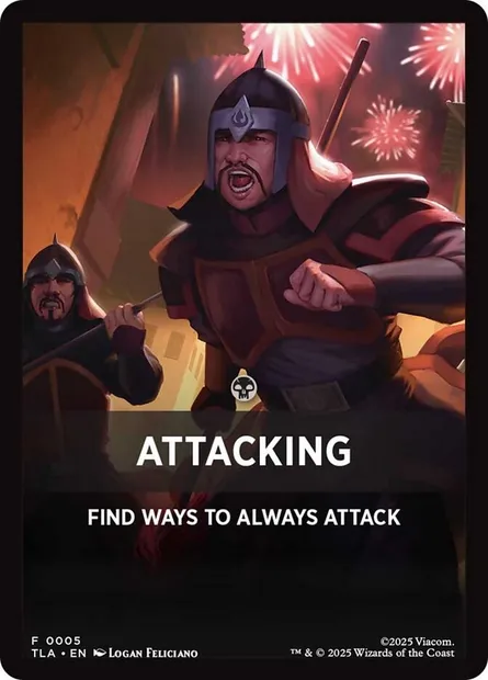 Attacking, Magic card FTLA 5 — Avatar: The Last Airbender Beginner Box Front Cards set