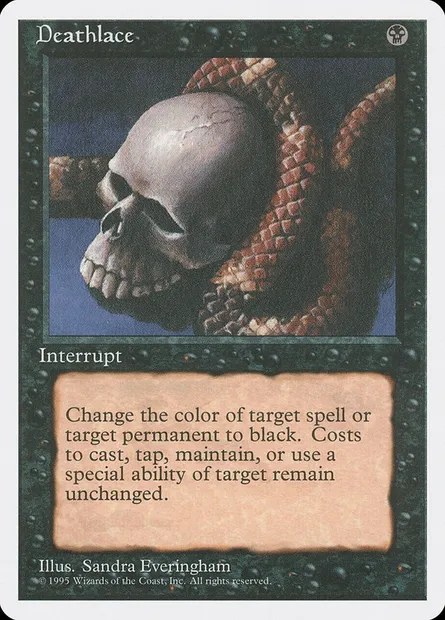 Voile de mort, carte Magic 4ED 131 — extension Quatrième Edition