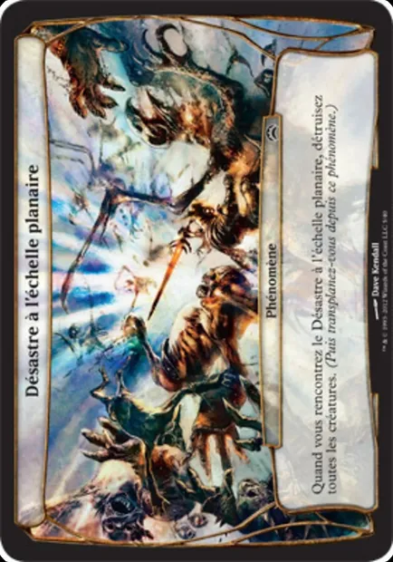 Désastre à l'échelle planaire, carte Magic OPC2 5 — extension Planechase 2012 Planes