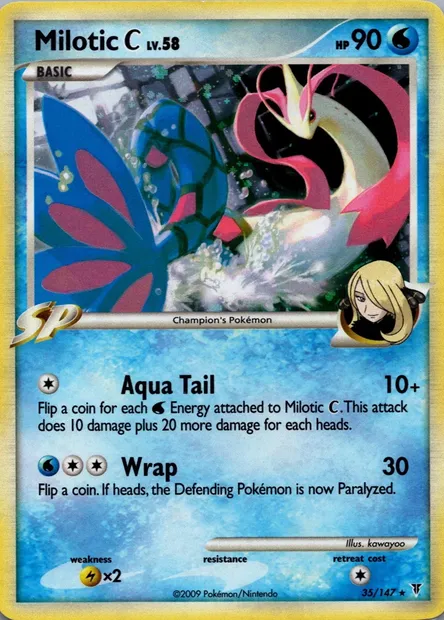 Milotic [C] Lv.58, carte Pokémon TDX 035-3 — extension Theme Deck & Blisters Exclusives