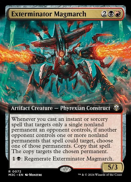 Exterminator Magmarch, Magic card M3C 72 — Modern Horizons 3 Commander set