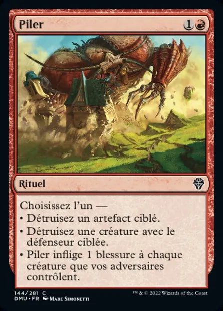 Piler, carte Magic DMU 144 — extension Dominaria Uni