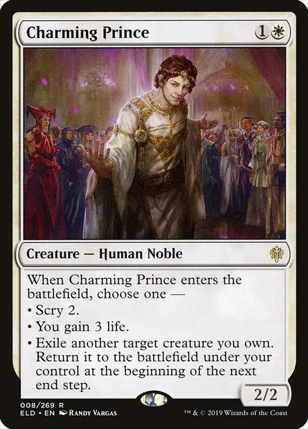 Charming Prince, Magic card ELD 8 — Throne of Eldraine set